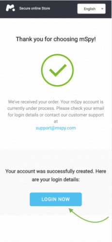 mSpy-login