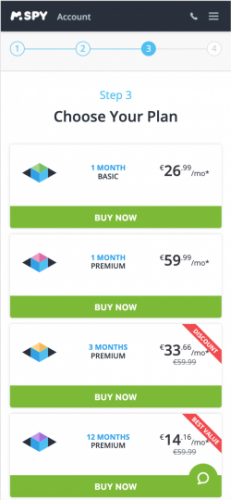 mspy packages with prices