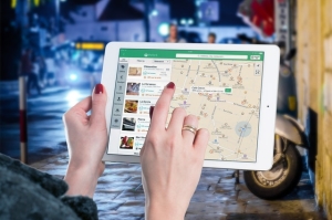 Location tracking on tablet 