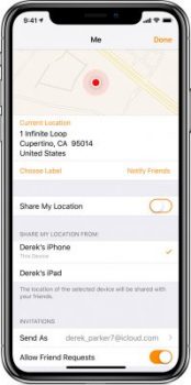 find my friends iphone by phone number