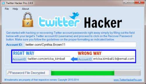 hack my own twitte account for password no gimmicks