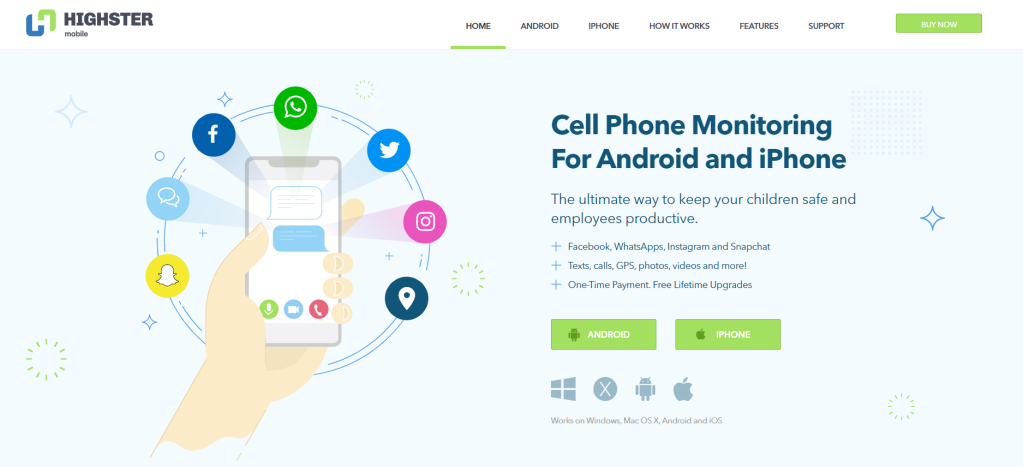 highster iphone cell phone monitoring software homepage