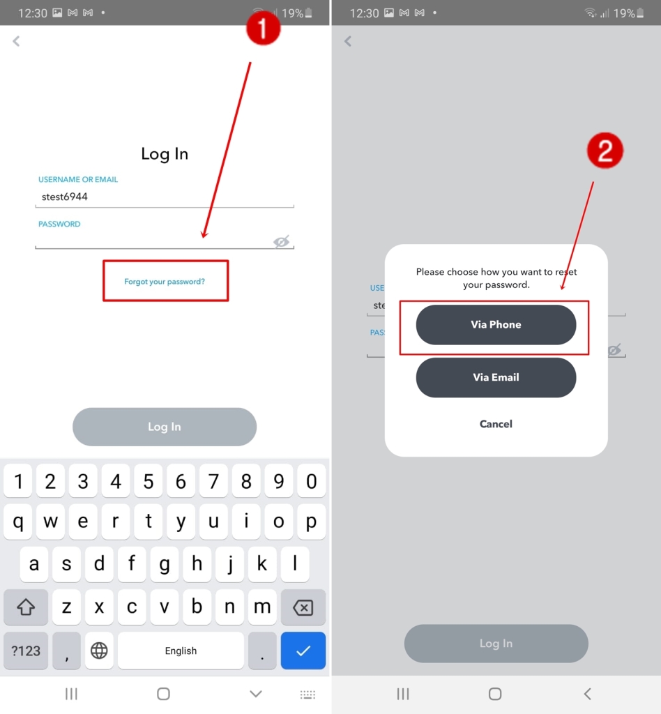 snapchat login hack