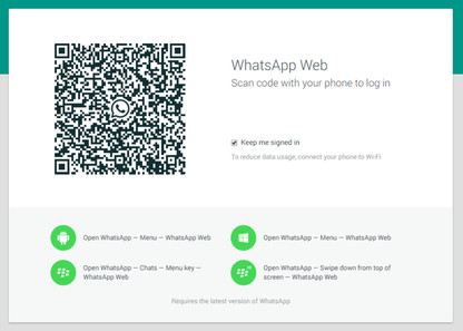 wie man den whatsapp chat anderer mit qr code checken kann