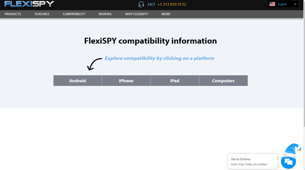 FlexiSpy compatiblity 