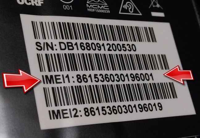 IMEI number