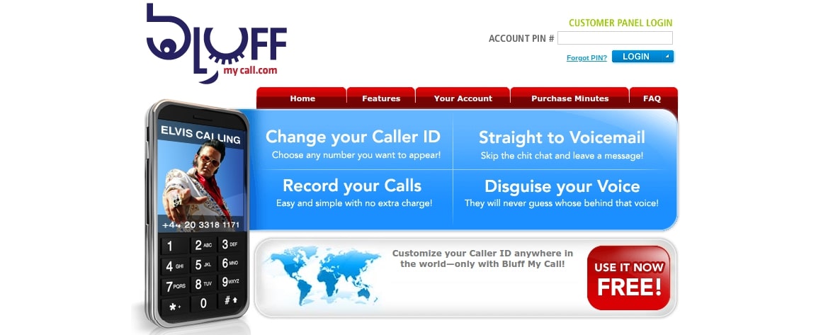 free call spoofing service