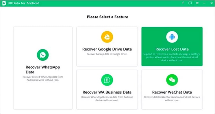 Tenorshare UltData for Android Data Recovery